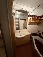 Badkamermeubel + kraan+ wastafel + spiegel ( en licht), Huis en Inrichting, Badkamer | Badkamermeubels, Ophalen, Gebruikt, 50 tot 100 cm