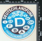 Sticker: Deutschlandfunk, Ophalen of Verzenden, Zo goed als nieuw, Film, Tv of Omroep