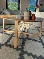 Massief eiken salontafel Passe Partout tube round high, Huis en Inrichting, Tafels | Salontafels, Ophalen, 100 tot 150 cm, Eikenhout