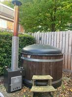 Houtgestookte hot tub, Tuin en Terras, Bubbelbaden en Hottubs, Ophalen, Nieuw, Filter, Vast