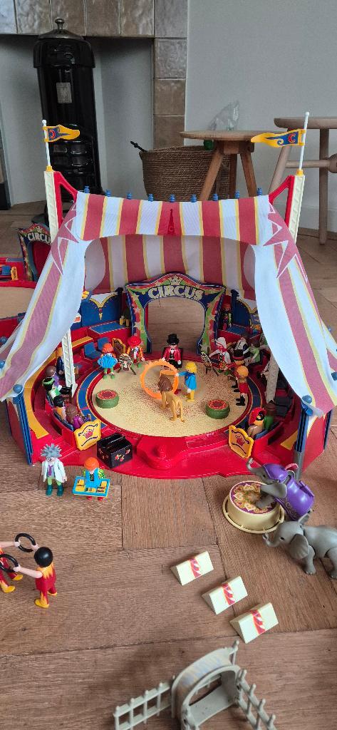 Playmobil circus met veel accessoires, Kinderen en Baby's, Speelgoed | Playmobil, Gebruikt, Complete set, Ophalen