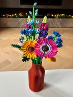 Koperkleurige ribbel vaas (o.a. voor LEGO bloemen), Overige materialen, Nieuw, Ophalen of Verzenden, Minder dan 50 cm