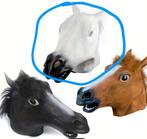 Nieuw Wit Paardenkop Masker - Ophalen!, Ophalen, Nieuw, Feestartikel, Overige