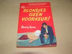 Blondjes geen voorkeur!- Henry Kane(UMC Real 19), Boeken, Detectives, Ophalen of Verzenden, Zo goed als nieuw, Henry Kane