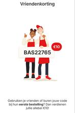 Kortingscode picnic eerste bestelling, Eén persoon, Kortingsbon, Warenhuis- of Winkelbon