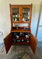 Ikea Leksvik Houten buffetkast met glazen deuren, Ophalen, Gebruikt, 100 tot 150 cm, Met lade(s)