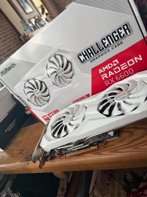 RX 6600 Challenger White - Zo goed als nieuw, Computers en Software, Videokaarten, Zo goed als nieuw, AMD, PCI-Express 4.0, GDDR6