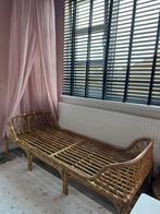 Daybed rotan/bamboe, Ophalen, 85 tot 100 cm, Zo goed als nieuw, Lattenbodem
