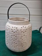 lantaarn / kaarsenhouder groot opengewerkt aardewerk, Huis en Inrichting, Ophalen of Verzenden, 'T Olde Gre-j, Info@toldegrej.nl