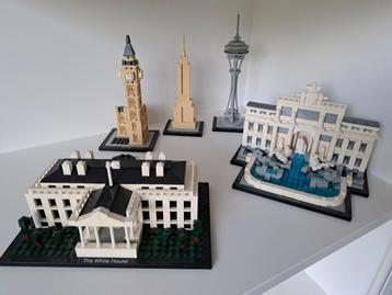 lego architecture - set van 5 beschikbaar voor biedingen
