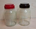 Vintage voorraadpotten van glas, Ophalen of Verzenden, Gebruikt