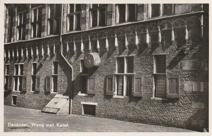 DEVENTER Waag met Ketel, Verzamelen, Ansichtkaarten | Nederland, Ongelopen, Overijssel, 1960 tot 1980, Verzenden