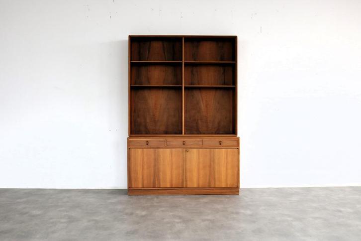 vintage boekenkast | wandkast | jaren 60 | Bodafors, Huis en Inrichting, Kasten | Boekenkasten, Gebruikt, Met lade(s), Met deur(en)