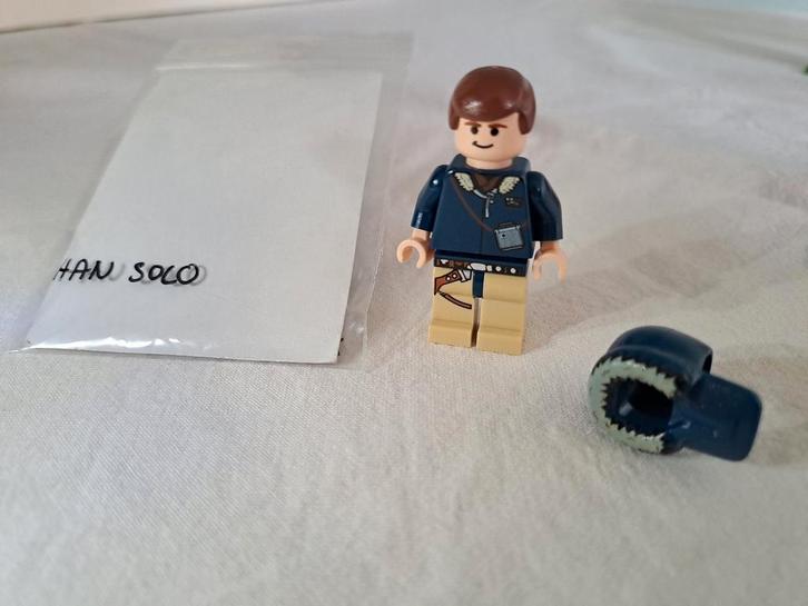 Lego minifiguur Han Solo uit 7749 met capuchon, Star Wars., Kinderen en Baby's, Speelgoed | Duplo en Lego, Zo goed als nieuw, Lego