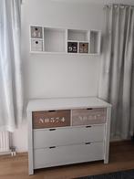 Bopita Basic Wood Ledikant, Commode & Wandplank - echt hout, Ophalen, Zo goed als nieuw, 75 tot 100 cm, Minder dan 50 cm