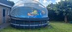 Intex zwembad ultra xtr frame 488x122, 120 cm of meer, 200 tot 300 cm, Ophalen of Verzenden, Zo goed als nieuw