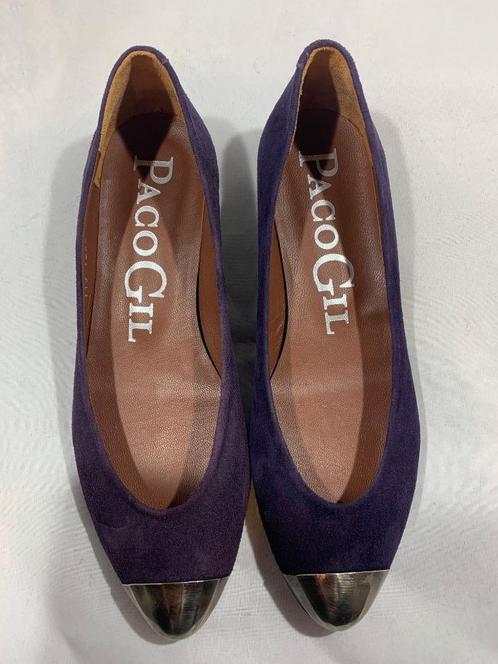 Paco Gil, maat 36, mooi diep paars suède ballerina's, Kleding | Dames, Schoenen, Nieuw, Ballerina's, Overige kleuren, Verzenden