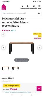 Eettafel Luc Leen Bakker 180*90, Huis en Inrichting, Complete inboedels, Ophalen