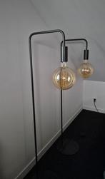 Set van 2 staande dimbare lampen, 156 cm hoog, Ophalen, Modern, industrieel, Zo goed als nieuw, Metaal