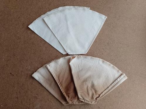 Katoenen koffiefilters - Nr. 4, Huis en Inrichting, Keuken | Textiel, Zo goed als nieuw, Overige typen, Ophalen of Verzenden