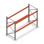Palletstelling,  stelling + aanbouwdeel 3 staander 8 liggers, Zakelijke goederen, Kantoor en Winkelinrichting | Magazijn, Stelling en Opslag