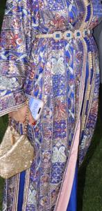 Prachtige Sari Takshita/takchita, Ophalen of Verzenden, Zo goed als nieuw, Maat 38/40 (M), Blauw
