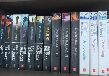  Boeken van David Baldacci los te koop, zie omschrijving beschikbaar voor biedingen