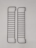 Vintage wandrek Tomado zwarte staander zijkanten metaal, Ophalen of Verzenden, Gebruikt