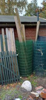 Tuingaas 1.20m hoog, 40-45 meter inclusief palen, Tuin en Terras, Ophalen, Gebruikt, 20 meter of meer, Gaas