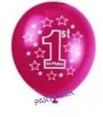 cijfer 1 ballonnen- 10 stuks nr C333, Nieuw, Versiering, Ophalen of Verzenden, Verjaardag