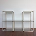 Vitra Shop & Design S&D vitrine display systeem jaren 70, Ophalen, Met plank(en), Gebruikt, 100 tot 150 cm