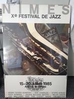 Festival de jazz 1985 poster, Met lijst, A1 t/m A3, Zo goed als nieuw, Rechthoekig Staand
