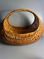 Vintage rieten oogstmand - landelijke decoratie, Gebruikt, Mand, ?, Riet