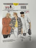 Burda Studio Vintage patroon hemd blouse in 2 variaties 3129, Overige typen, Vrouw, Zo goed als nieuw, Burda