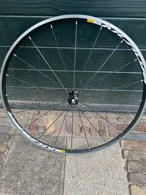 Mavic Aksium Elite wielset – 700C (28”), Fietsen en Brommers, Fietsonderdelen, Zo goed als nieuw, Racefiets, Wiel, Ophalen