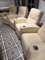 Zeer fraaie relaxbank, Ophalen, 100 tot 125 cm, 300 cm of meer, Leer