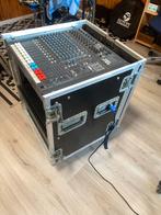 Flightcase met Mixer - Spirit FX8, Muziek en Instrumenten, Ophalen of Verzenden, Gebruikt, 5 tot 10 kanalen, Microfooningang