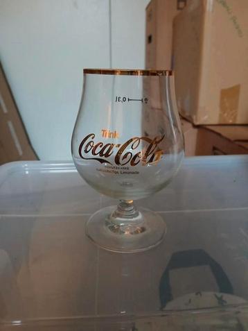 Coca Cola (bierglas) voetglas beschikbaar voor biedingen