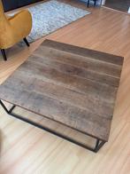 Industriële Salontafel - 100x100cm, Gebruikt, 100 tot 150 cm, Vierkant, Ophalen of Verzenden