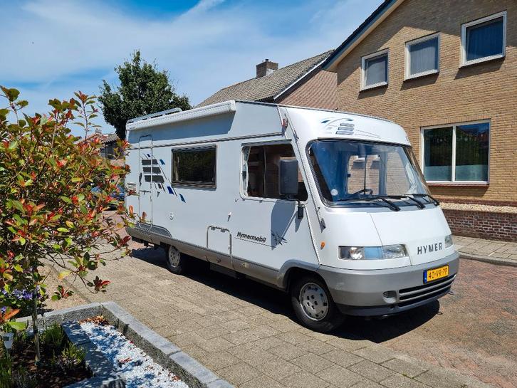 camper, Caravans en Kamperen, Campers, Particulier, tot en met 5, Integraal, Hymer, Fiat, Diesel, Handgeschakeld, Treinzit, 5 tot 6 meter