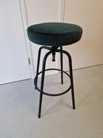 Disk velvet lage barkruk forest (laag model, 18 stuks ), Ophalen, 60 tot 90 cm, Zo goed als nieuw, In hoogte verstelbaar