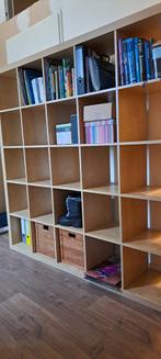 Grote Kallax kast 5x5 - witgeglazuurd eikeneffect, Ophalen