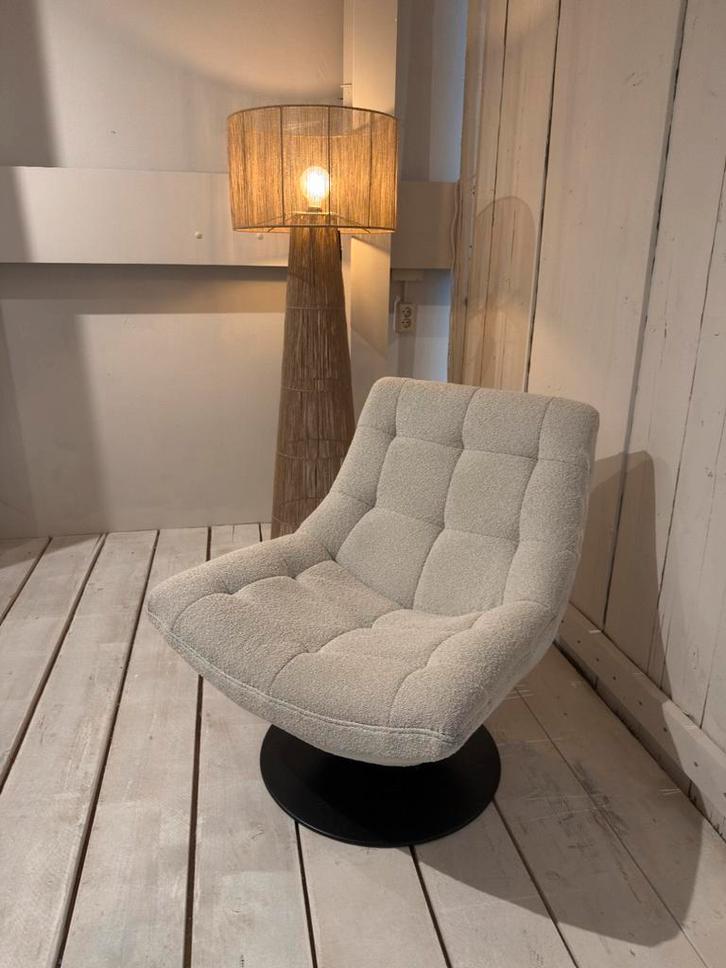 Richmond Draai Fauteuil, Huis en Inrichting, Fauteuils, Zo goed als nieuw, Metaal, Stof, 75 tot 100 cm, 75 tot 100 cm, Ophalen