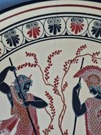 Prachtig Grieks bord gemaakt door Achilleas, Ophalen of Verzenden