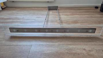 Dimbaar LED Lamp - Geborsteld Aluminium & Glas beschikbaar voor biedingen