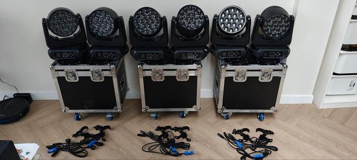 MH1915W Moving Heads + Flightcase., Muziek en Instrumenten, Licht en Laser, Licht, Ophalen of Verzenden