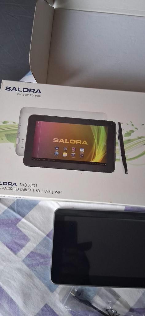 Salora Tablet - 7 inch, Computers en Software, Android Tablets, Gebruikt, Wi-Fi, 7 inch of minder, 16 GB, Uitbreidbaar geheugen