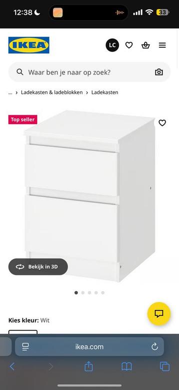 Ladekastje/ nachtkastje