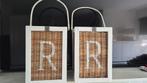 Riviera Maison Windlichten Set, Huis en Inrichting, Woonaccessoires | Kandelaars en Kaarsen, 25 tot 50 cm, Bruin, Ophalen of Verzenden