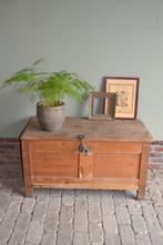 Prachtige antieke grenen houten dekenkist, tv kist, Gebruikt, 100 tot 150 cm, 50 tot 75 cm, Verzenden